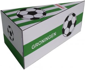 Groningen voetbalclub traktatie taartpunten