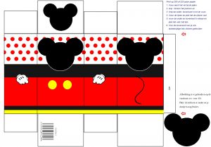 Mickey doosje ontwerp