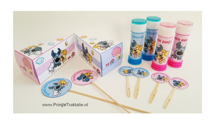 Woezel en Pip geboorte traktatie